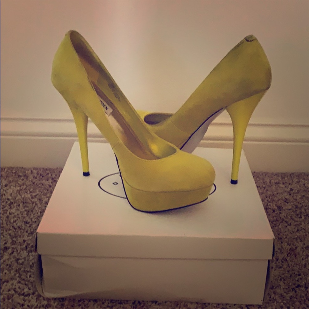 Lime Green Suede